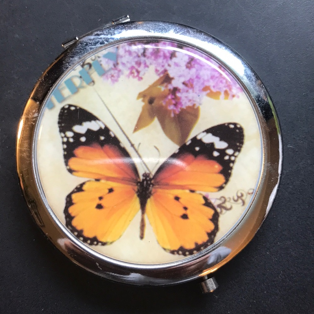 Butterfly Pocket mirror